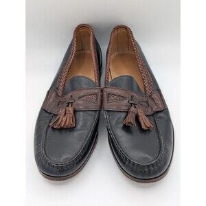 Allen Edmonds Mayfield Tassel Loafers Black Brown Leather USA Men 13D